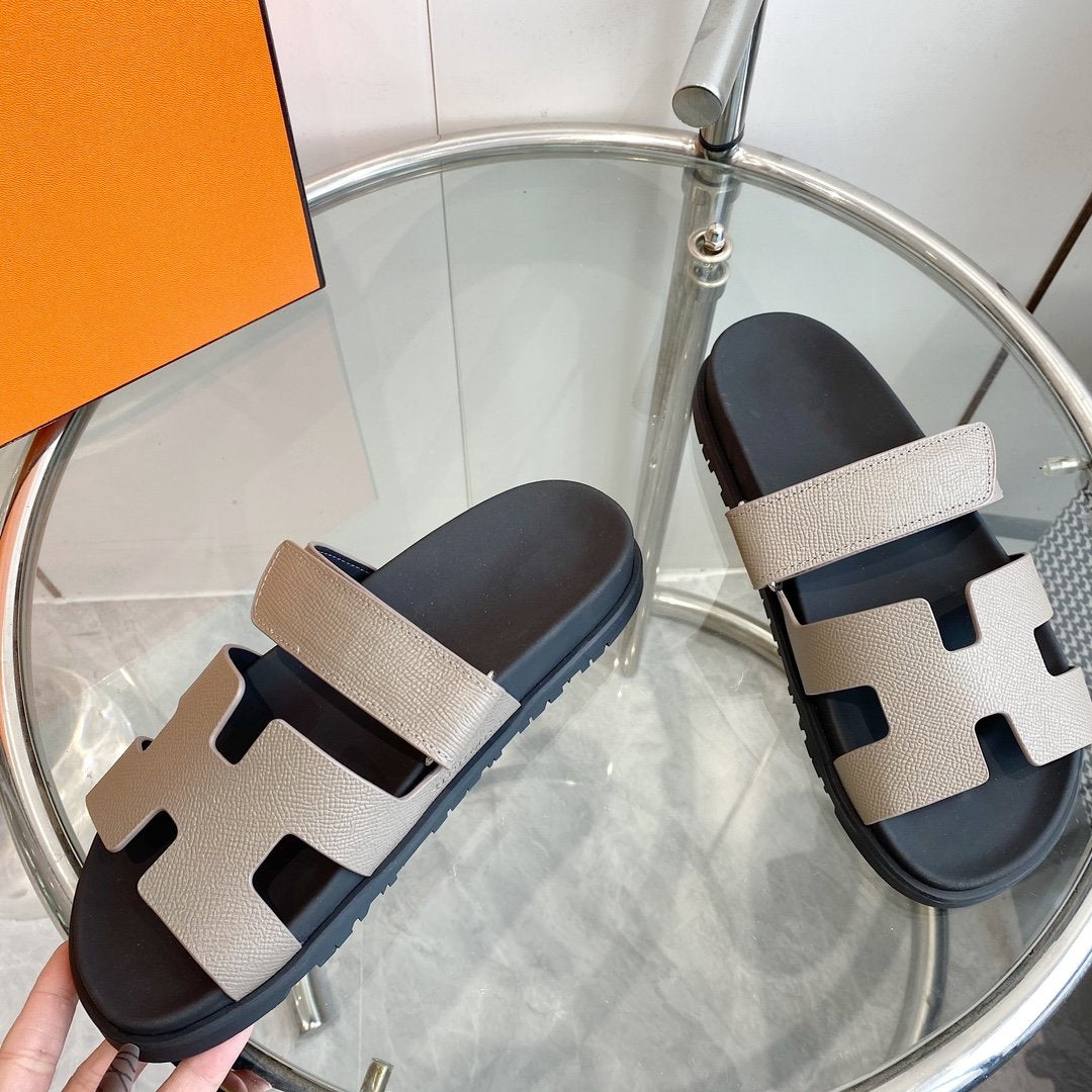 CHYPRE EPSOM Sandal gray Leather