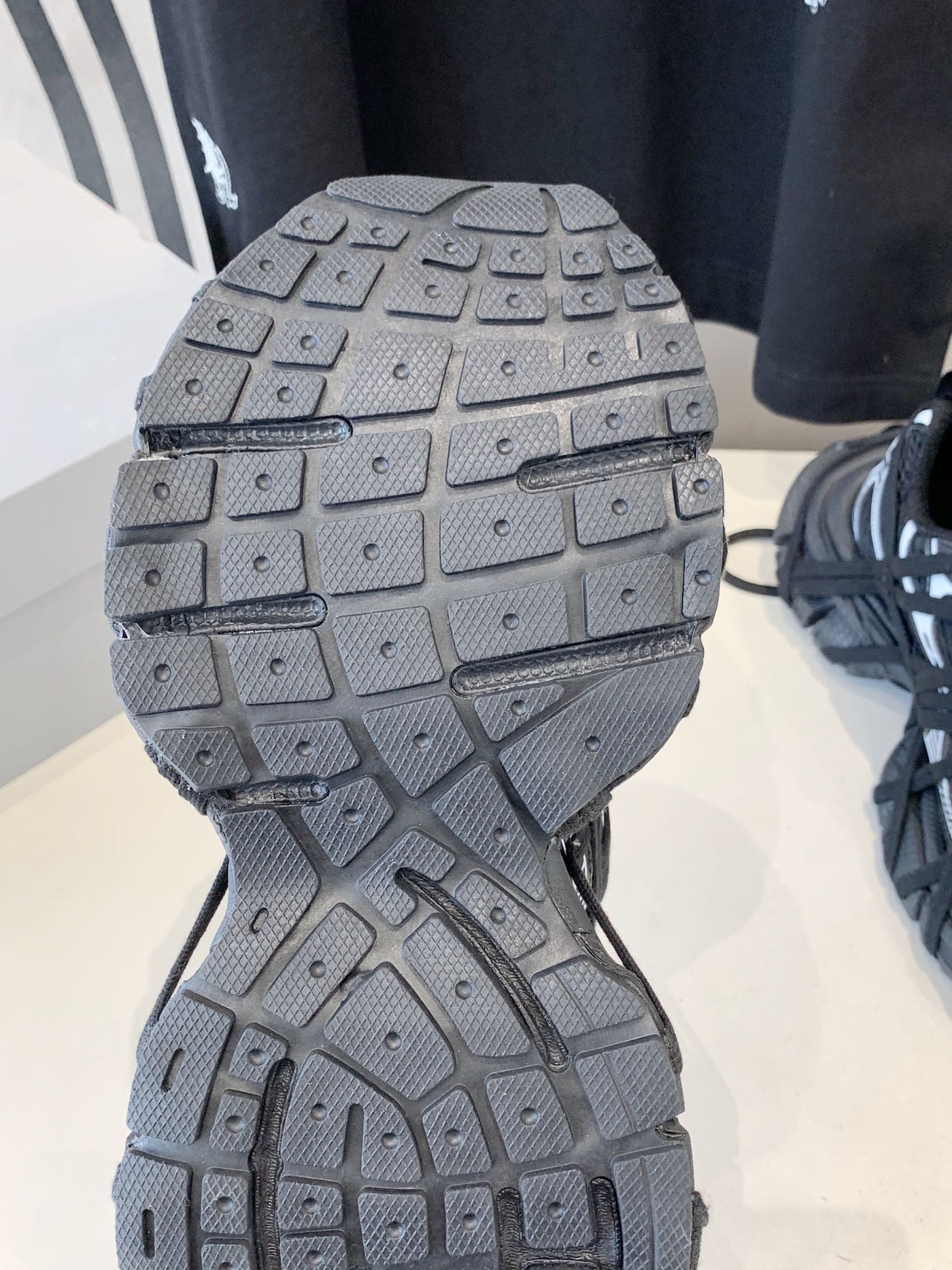 3XL EXTREME LACE SNEAKER BLACK MIX WHITE