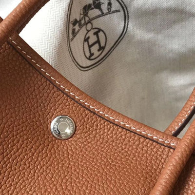 HERM Garden Party 36 Bag In Gold Clemence Leather