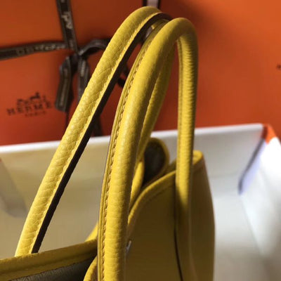 HERM Garden Party 36 Bag In Yellow Clemence Leather