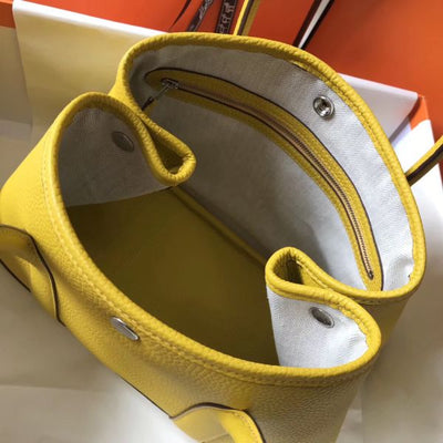 HERM Garden Party 36 Bag In Yellow Clemence Leather
