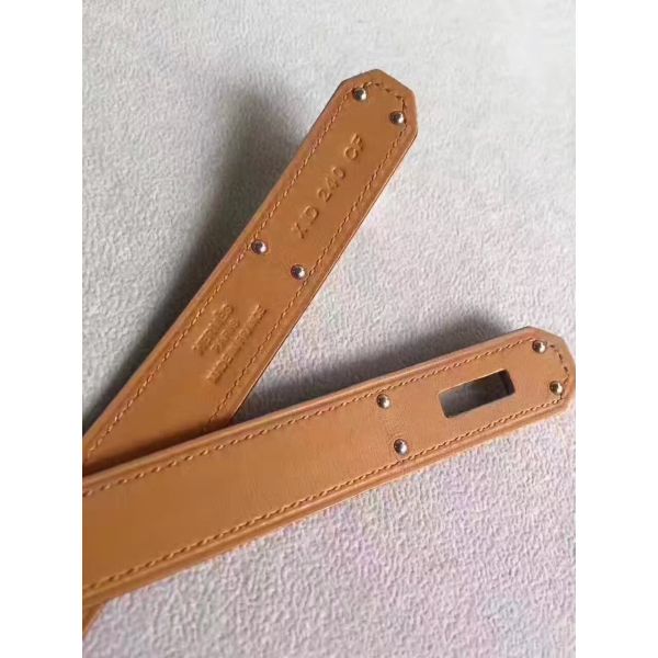 HERM Kelly 18 Belt In Gold Epsom Leather