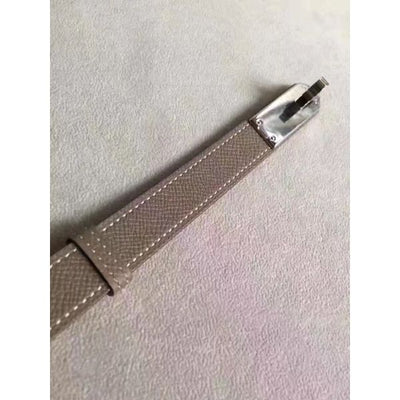 HERM Kelly 18 Belt In Taupe Epsom Leather