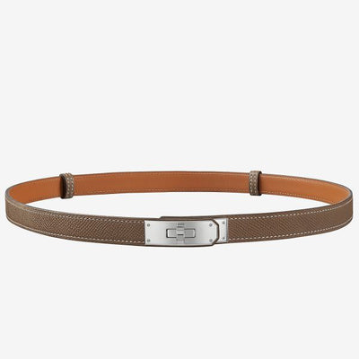 HERM Kelly 18 Belt In Taupe Epsom Leather