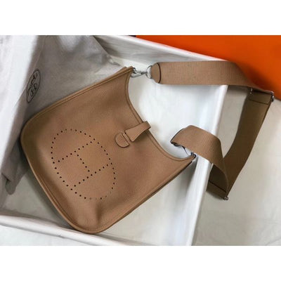 HERM Evelyne III 29 PM Bag In Trench Clemence Leather
