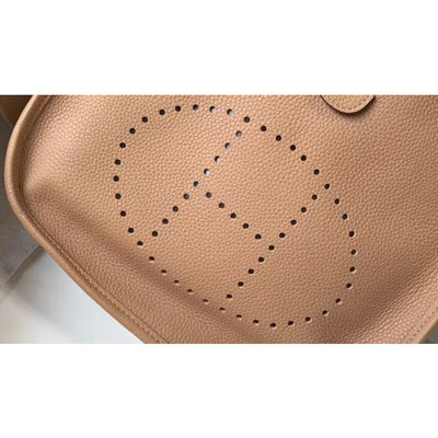 HERM Evelyne III 29 PM Bag In Trench Clemence Leather
