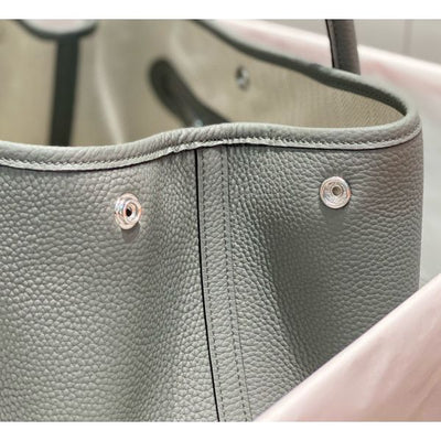 HERM Garden Party 36 Bag In Gris Meyer Clemence Leather