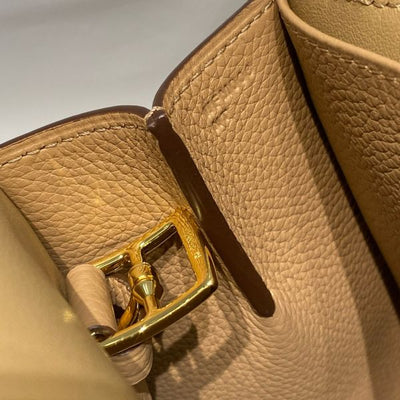 HERM Halzan 25 Bag in Chai Clemence Leather