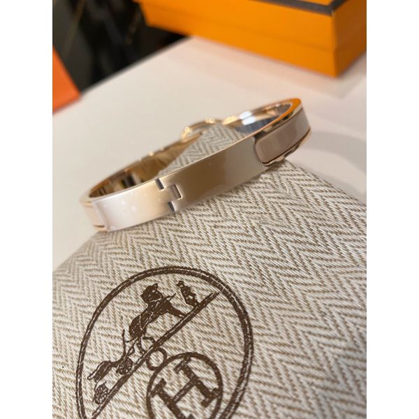 HERM Red Mini Clic Chaine d'Ancre Bracelet
