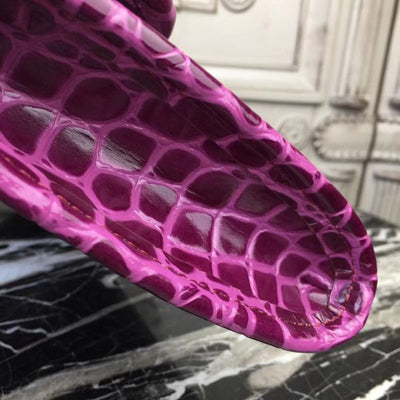 HERM Jige Elan 29 Clutch In Fuchsia Crocodile Leather