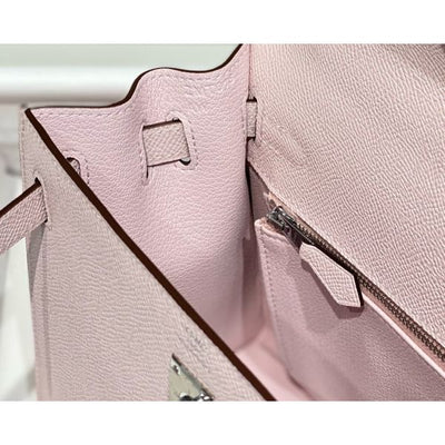 HERM Kelly 25cm Sellier Bag In Mauve Pale Epsom Leather