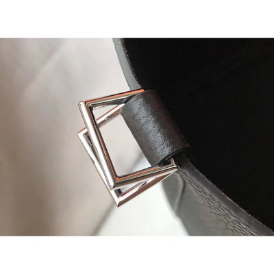 HERM Picotin Lock 18 Bag In Black Clemence Leather