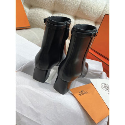 HERM Imperial 50 Ankle Boots in Black Calfskin
