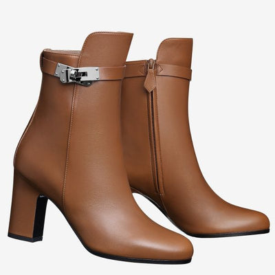 HERM Brown Joueuse Ankle Boots