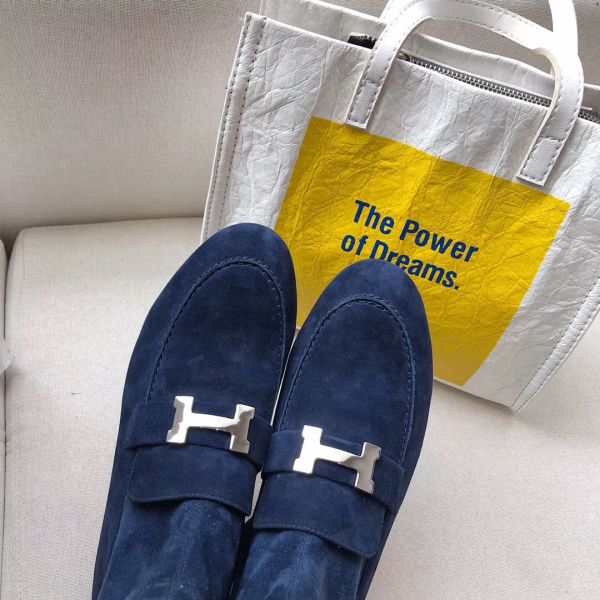 HERM Blue Saint Honore Ankle Boots