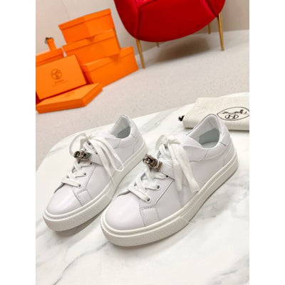 HERM Men's Day Sneakers in White Leather