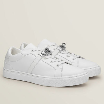 HERM Men's Day Sneakers in White Leather