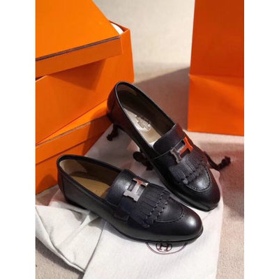 HERM Royal Loafers In Black Calfksin