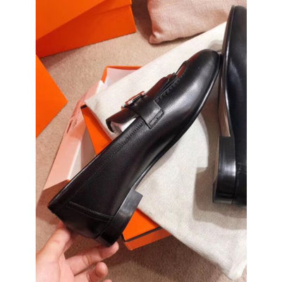 HERM Royal Loafers In Black Calfksin