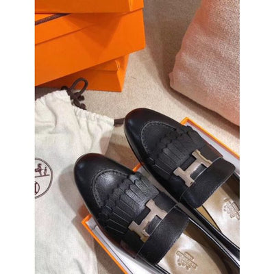 HERM Royal Loafers In Black Calfksin
