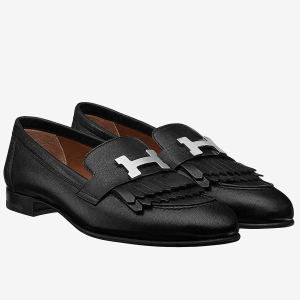 HERM Royal Loafers In Black Calfksin