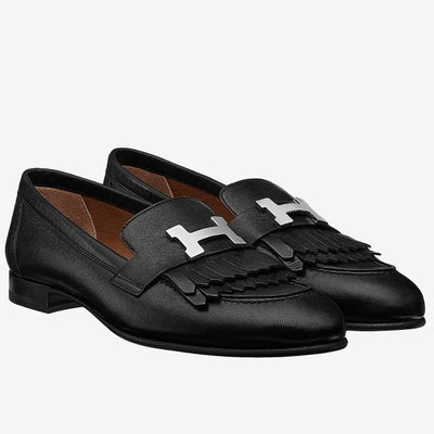 HERM Royal Loafers In Black Calfksin