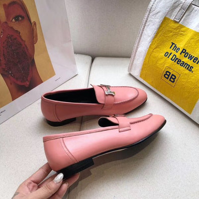 HERM Paris Loafers In Pink Goatskin