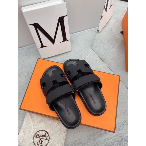 HERM Women's Chypre Sandals In Black Calfskin