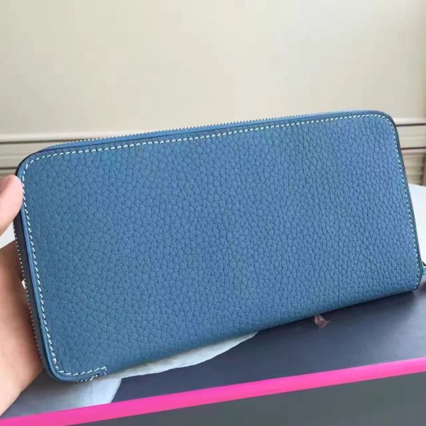 HERM Blue Jean Azap Zipped Wallet