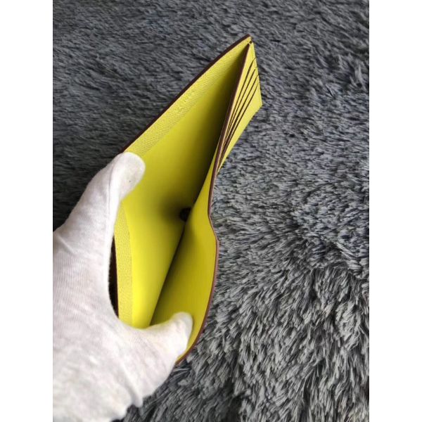 HERM Yellow MC¬≤ Copernic Compact Wallet