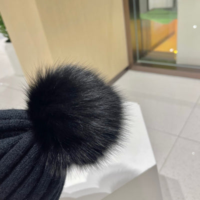 BEANIE HAT IN COLORFUL WOOL 434725